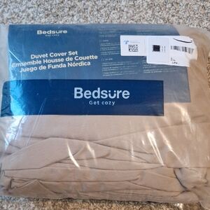 Bedsure Tan Duvet Cover Set
